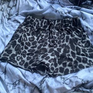 Leopard shorts